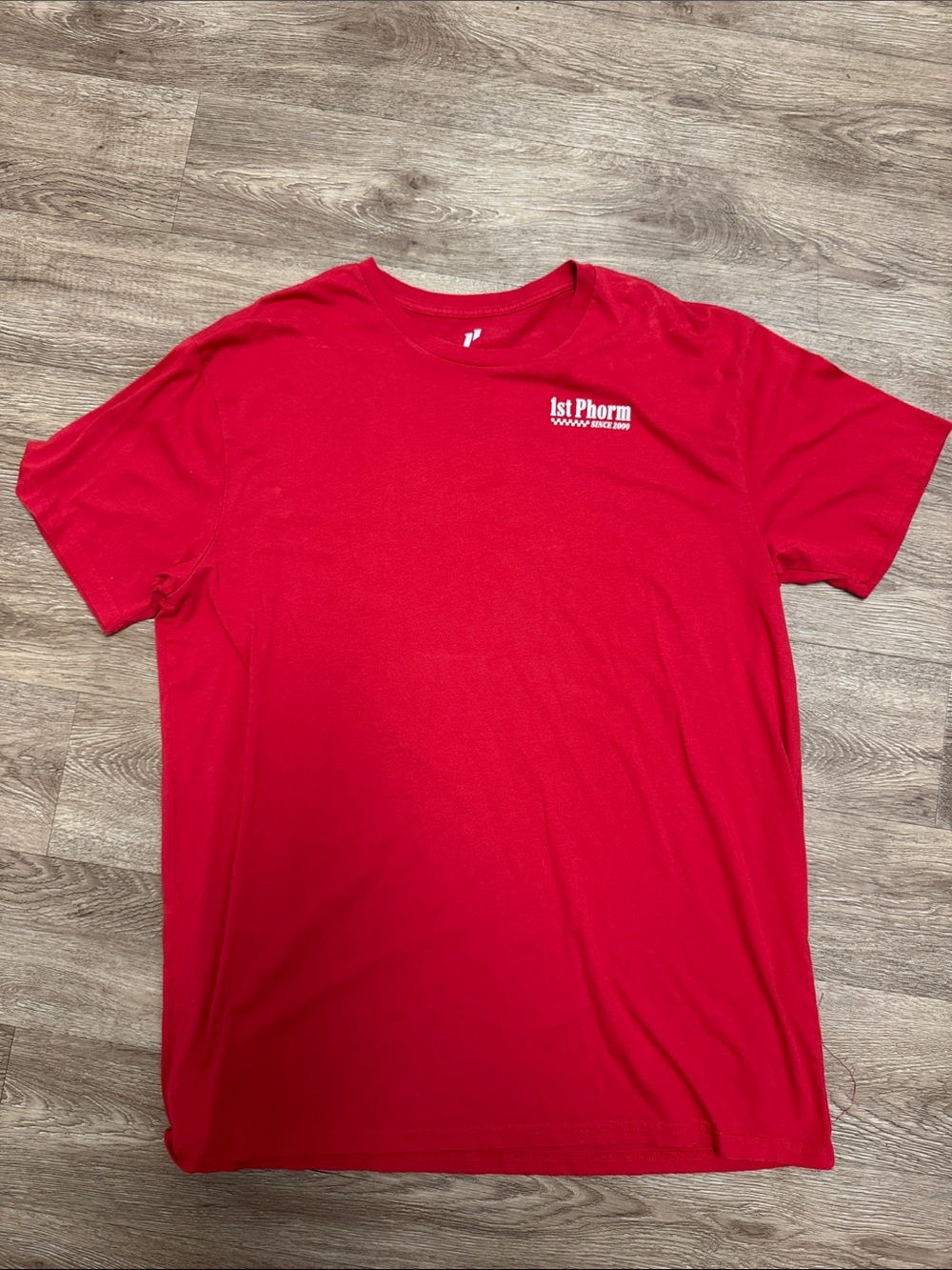 1st Phorm Men's Red Crewneck Performance Tee